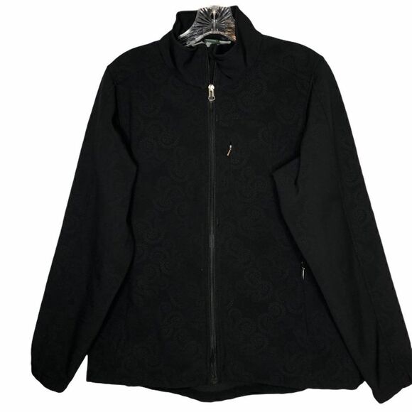 Woolrich Black Zipper Up Jacket. Size Large - Picture 1 of 9